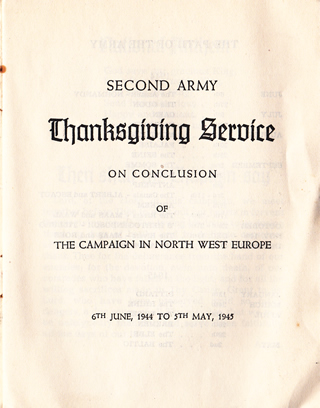 Service title page